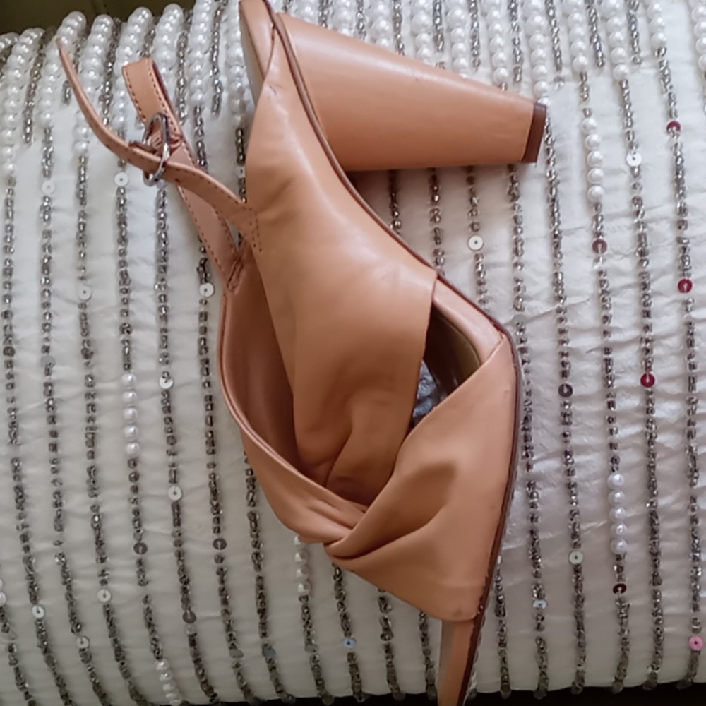 Vince Camuto nude high heels.